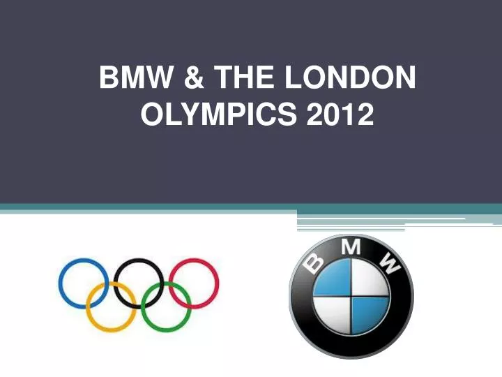 bmw the london olympics 2012