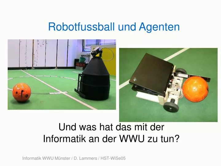 robotfussball und agenten