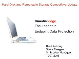 The Leader in Endpoint Data Protection