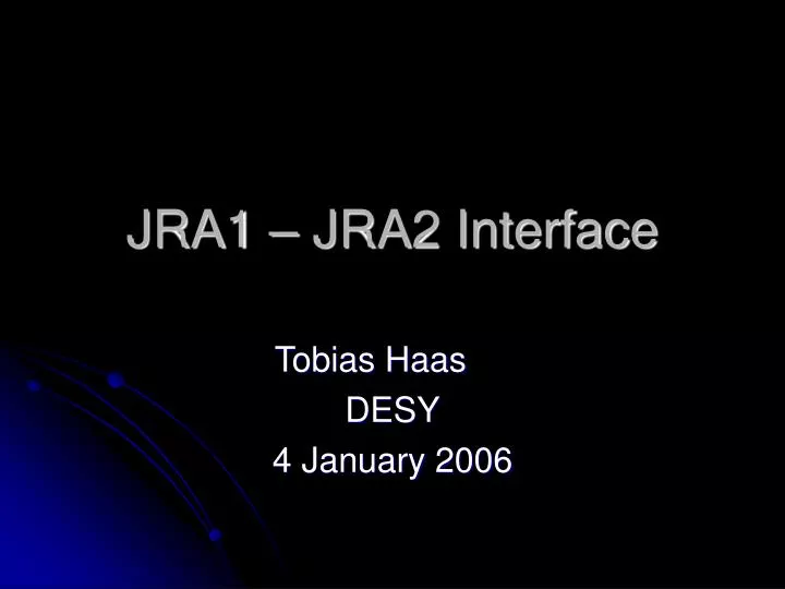 jra1 jra2 interface