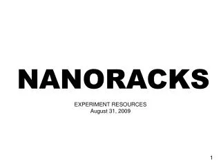 NANORACKS