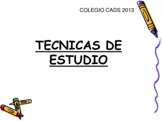 tecnicas de estudio