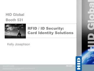 RFID / ID Security: Card Identity Solutions