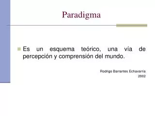 paradigma