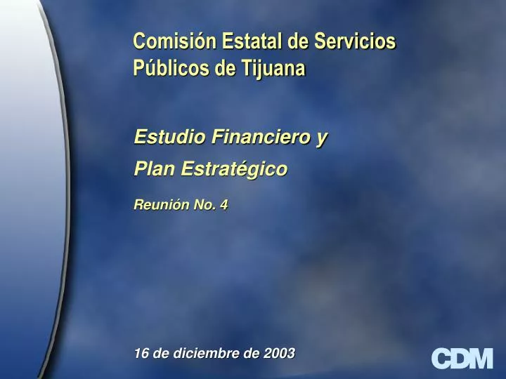 PPT - Comisión Estatal De Servicios Públicos De Tijuana Estudio ...