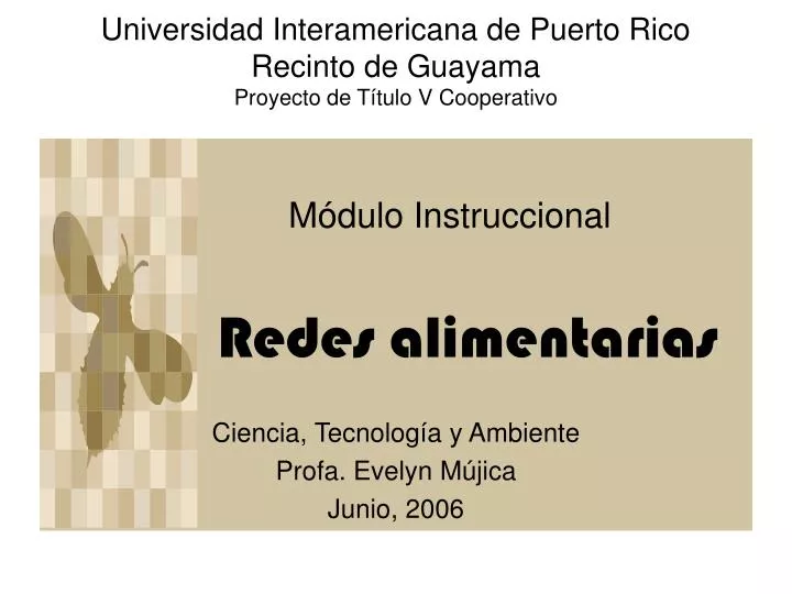 universidad interamericana de puerto rico recinto de guayama proyecto de t tulo v cooperativo