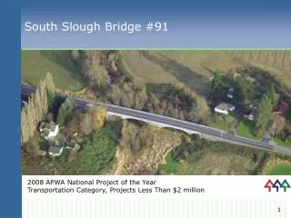 South Slough Bridge #91