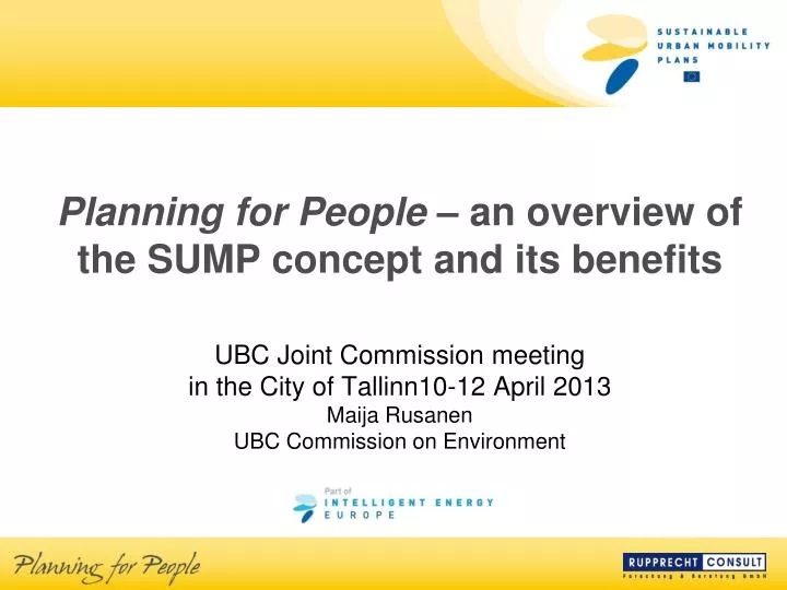 planning for people an overview of the sump concept and its benefits