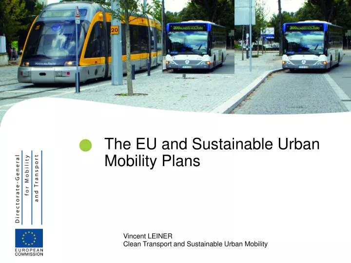 the eu and sustainable urban mobility plans