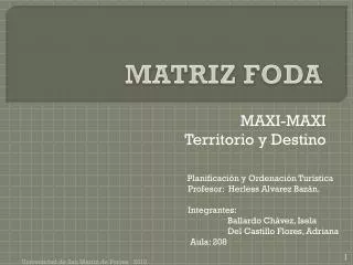 maxi maxi territorio y destino