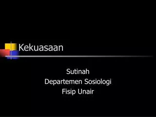 kekuasaan