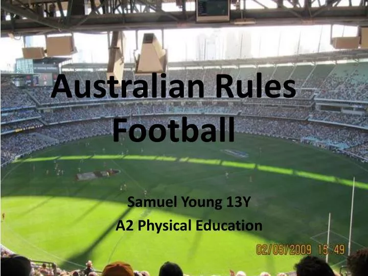 australian rules football