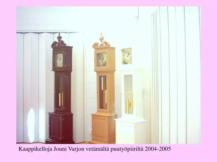 kaappikelloja jouni varjon vet m lt puuty piirilt 2004 2005