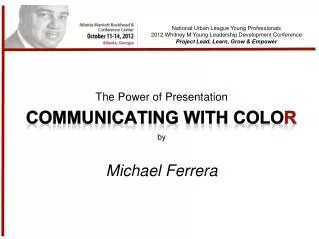 The Power of Presentation by Michael Ferrera