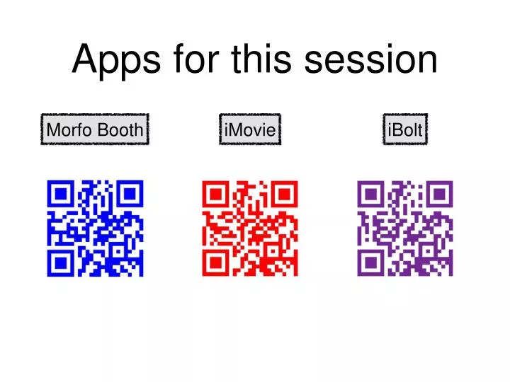 apps for this session