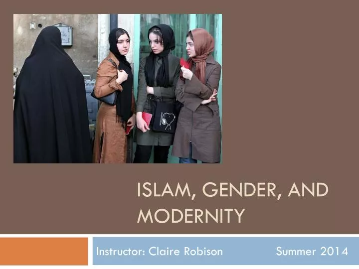 islam gender and modernity