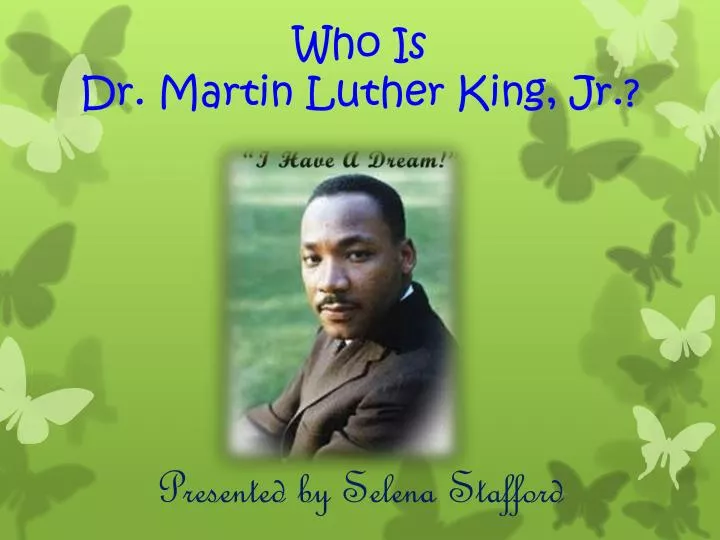 who is dr martin luther king jr