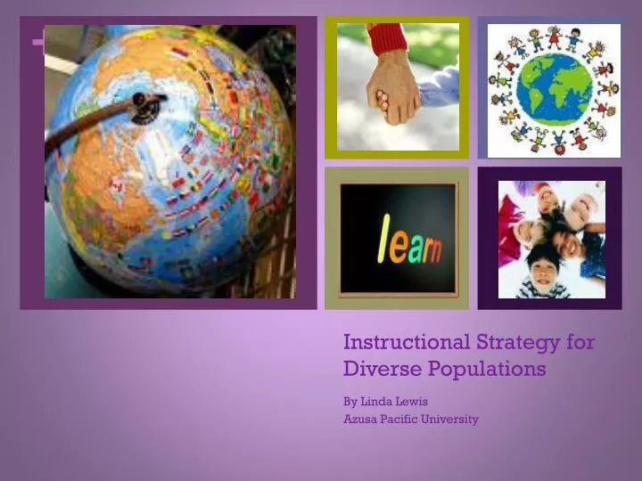 instructional strategy for diverse populations