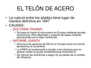 el tel n de acero