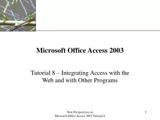 Microsoft Office Access 2003