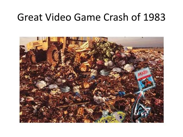 great video game crash of 1983