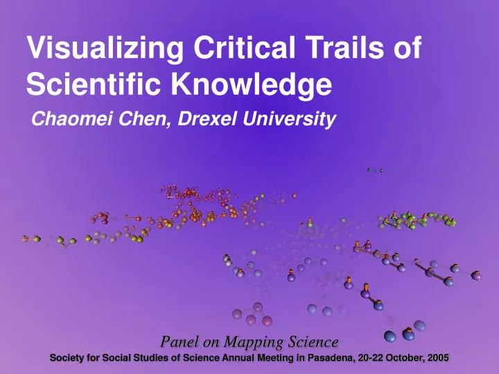 visualizing critical trails of scientific knowledge