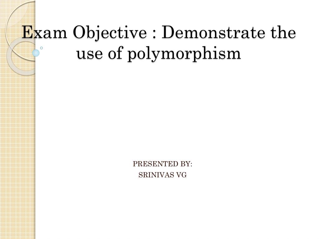 PPT - Understanding Polymorphism in Object-Oriented Programming ...