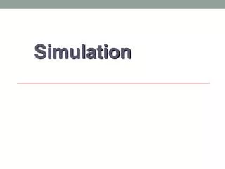 Simulation