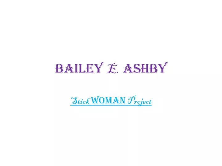 bailey e ashby