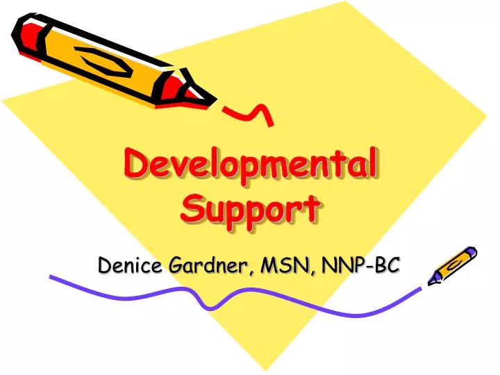 developmental support