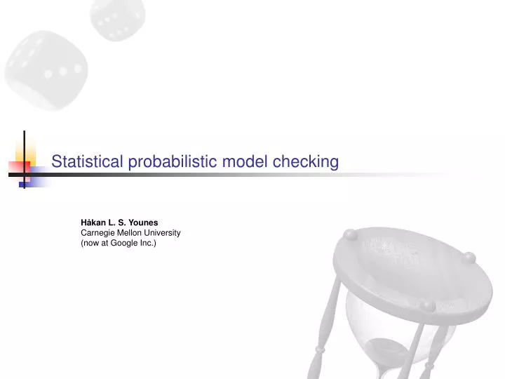 statistical probabilistic model checking