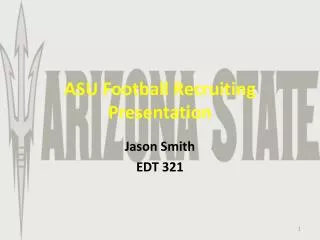 ASU Football Recruiting Presentation