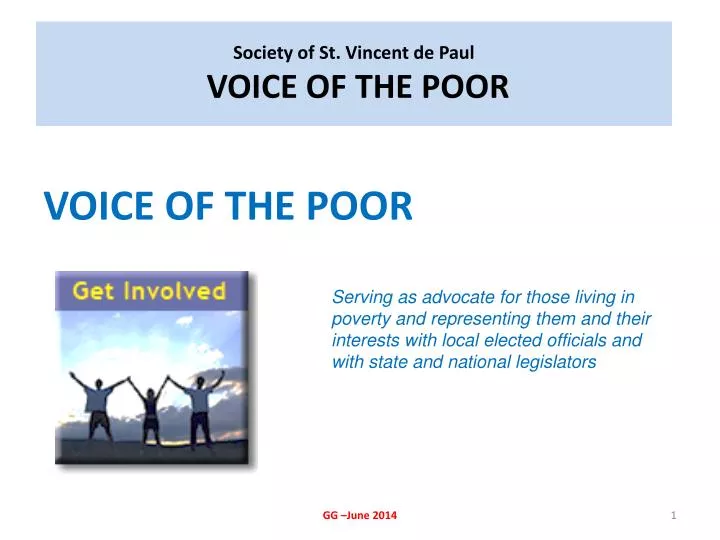 society of st vincent de paul voice of the poor