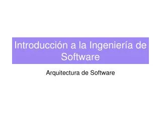 introducci n a la ingenier a de software
