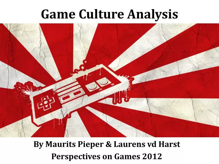 game culture analysis