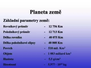 planeta zem