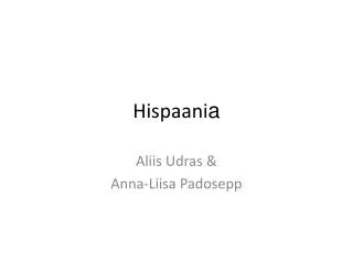 hispaani a