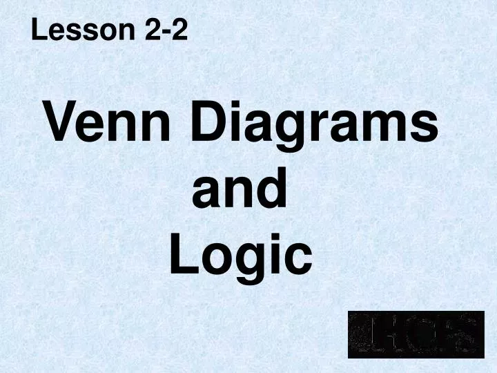 venn diagrams and logic