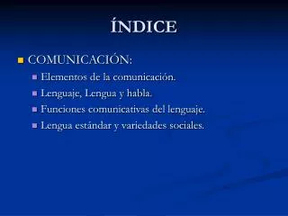 ndice