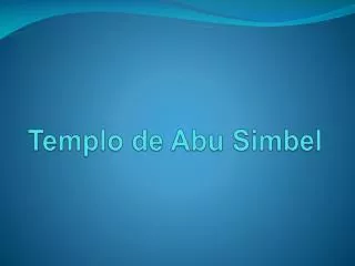 templo de abu simbel