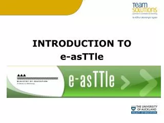 INTRODUCTION TO e-asTTle