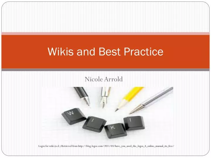 wikis and best practice