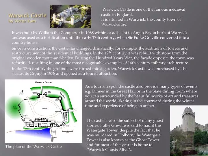 warwick castle by victor kam