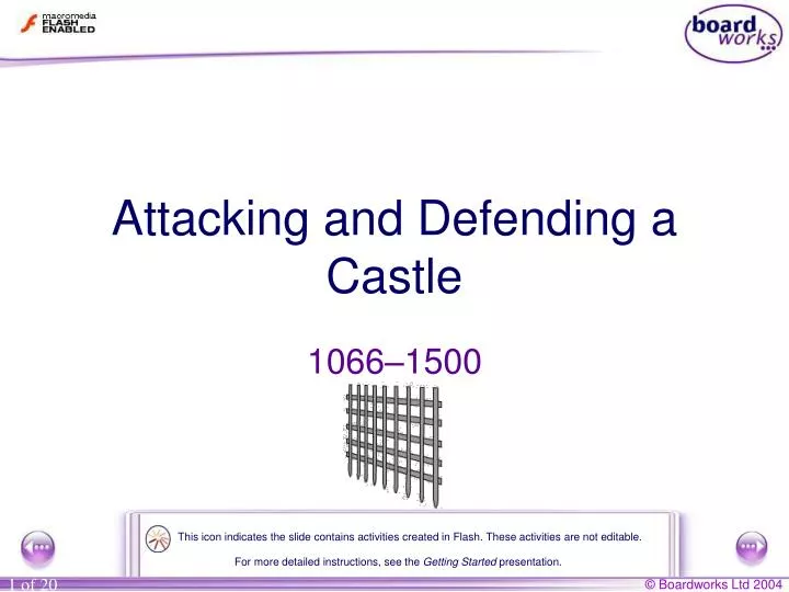 attacking and defending a castle