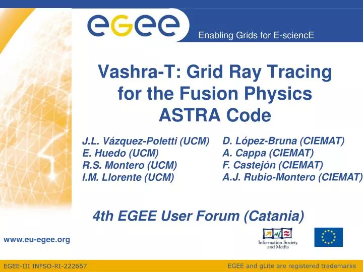 vashra t grid ray tracing for the fusion physics astra code