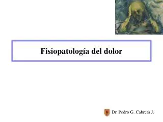 fisiopatolog a del dolor