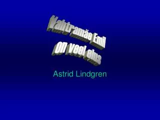 astrid lindgren