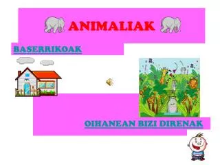 animaliak