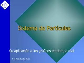 sistema de part culas
