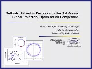 Methods Utilized in Response to the 3rd Annual Global Trajectory Optimization Competition